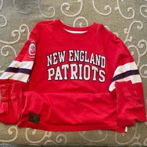 Reebok Vintage Collection New England Patriots throwback long sleeve tee - XL